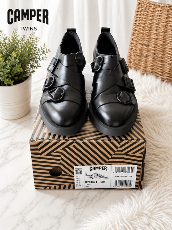 Camper Shoes - Camper Twins Black leather women’s shoes (size 37)